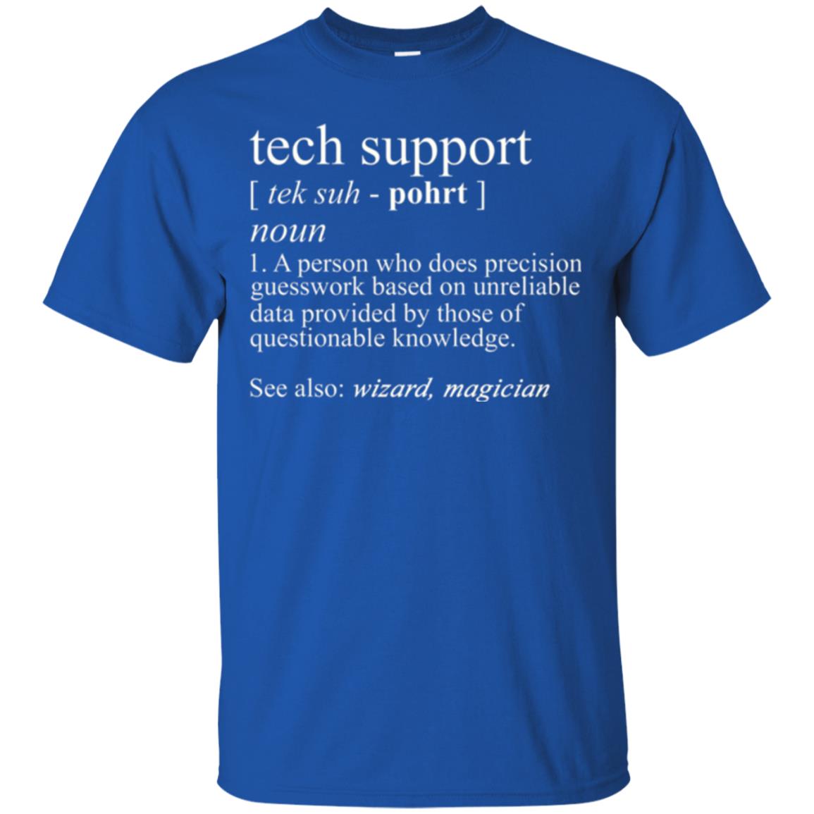 Tech Support T-shirt Royal
