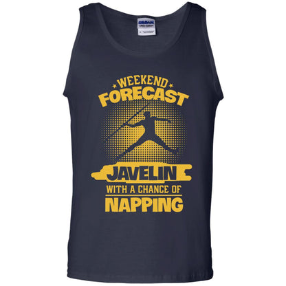 Weekend Forecast Javelin With A Chance Of Napping Shirt Navy