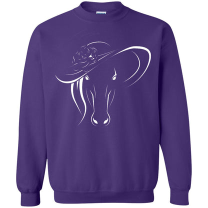Derby Horse In Derby Womens Hat Derby Shirt Purple