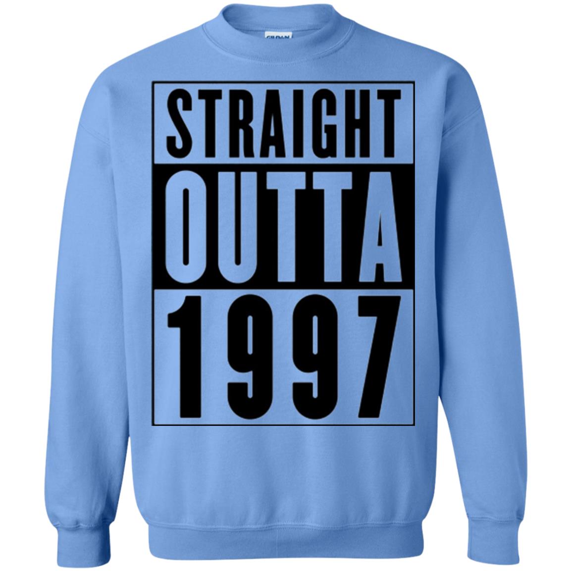 Straight Outta 1997 Cool 21st Birthday T-shirt Carolina Blue