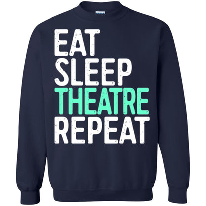 Actor T-shirt Eat Sleep Theatre Repeat T-shirt Navy
