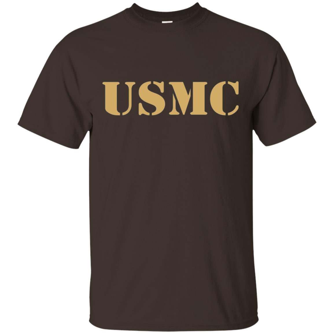 Usmc Us Navy Armed Forces Shirt Dark Chocolate