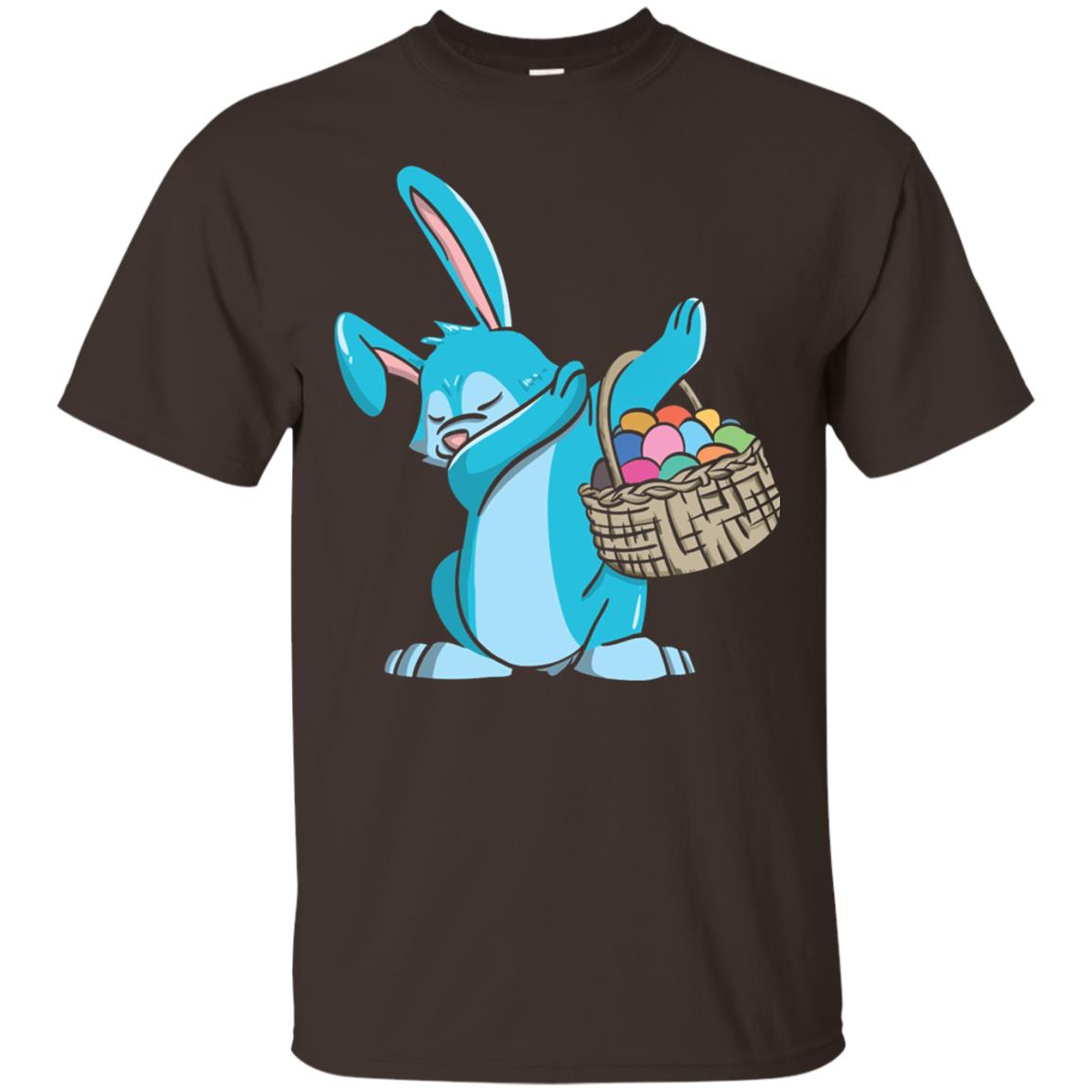 Easter Bunny Dab Easter Shirt Dark Chocolate