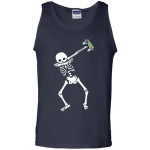 Gamer T-Shirt Dabbing Skeleton