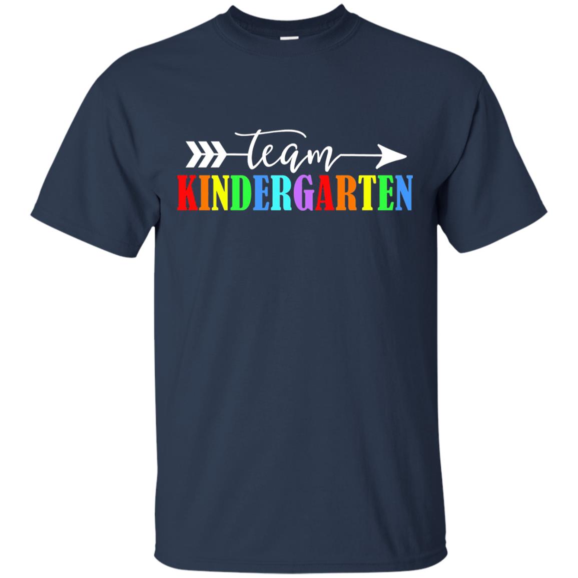 Team Kindergarten Teacher T-shirt Navy