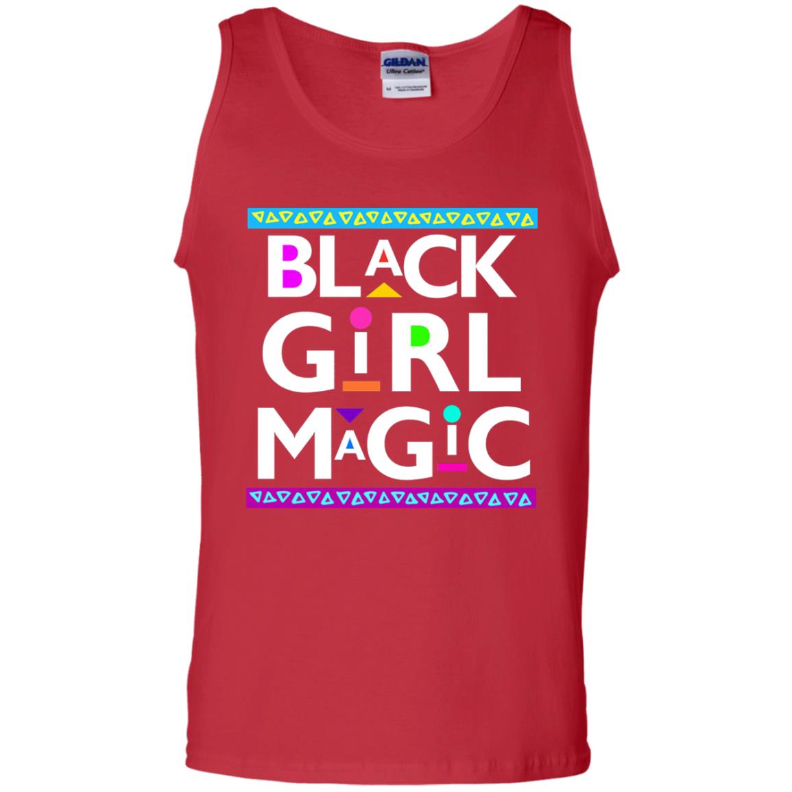 Black Girl Magic T-shirt Women_s Black History Red