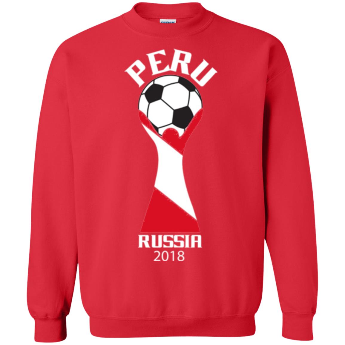 Football Lovers T-shirt Peru Russia 2108 Red