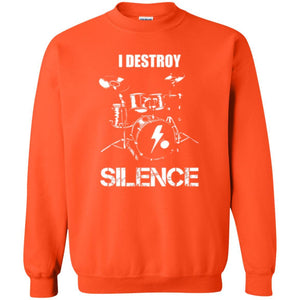 Drummer T-shirt I Destroy Silence