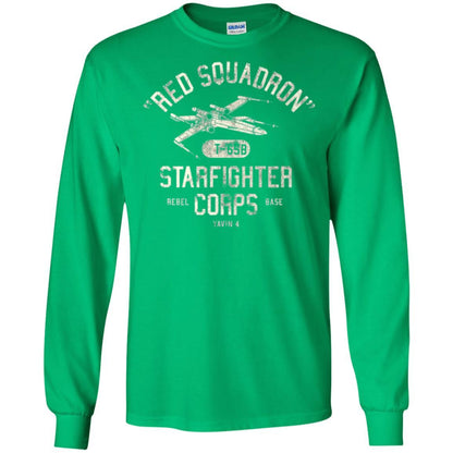Movie T-shirt Red Squadron Starfighter Rebel Corps Base Irish Green