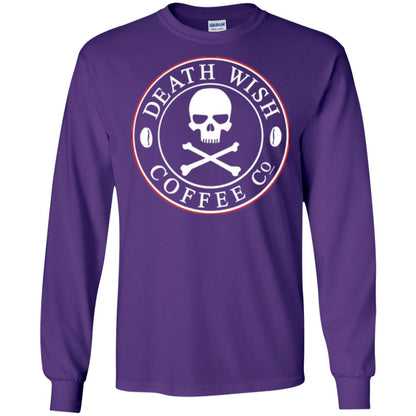 Death Wish Coffee Logo T-shirt Purple
