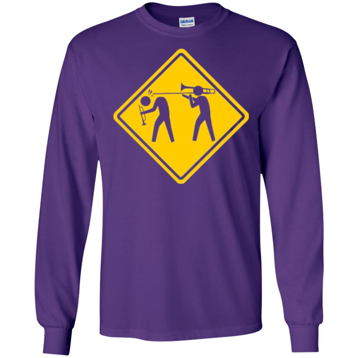 Funny Trombonist T-shirt Purple