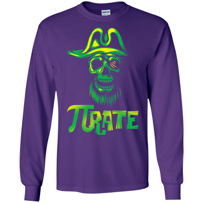Pi Day T-shirt Funny Pirate Purple