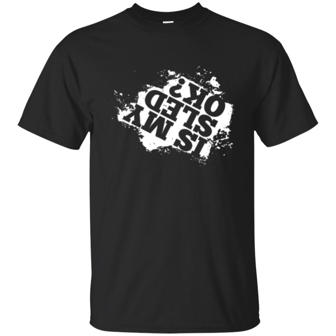 Snowmobile T-shirt Is My Sled Okay Black