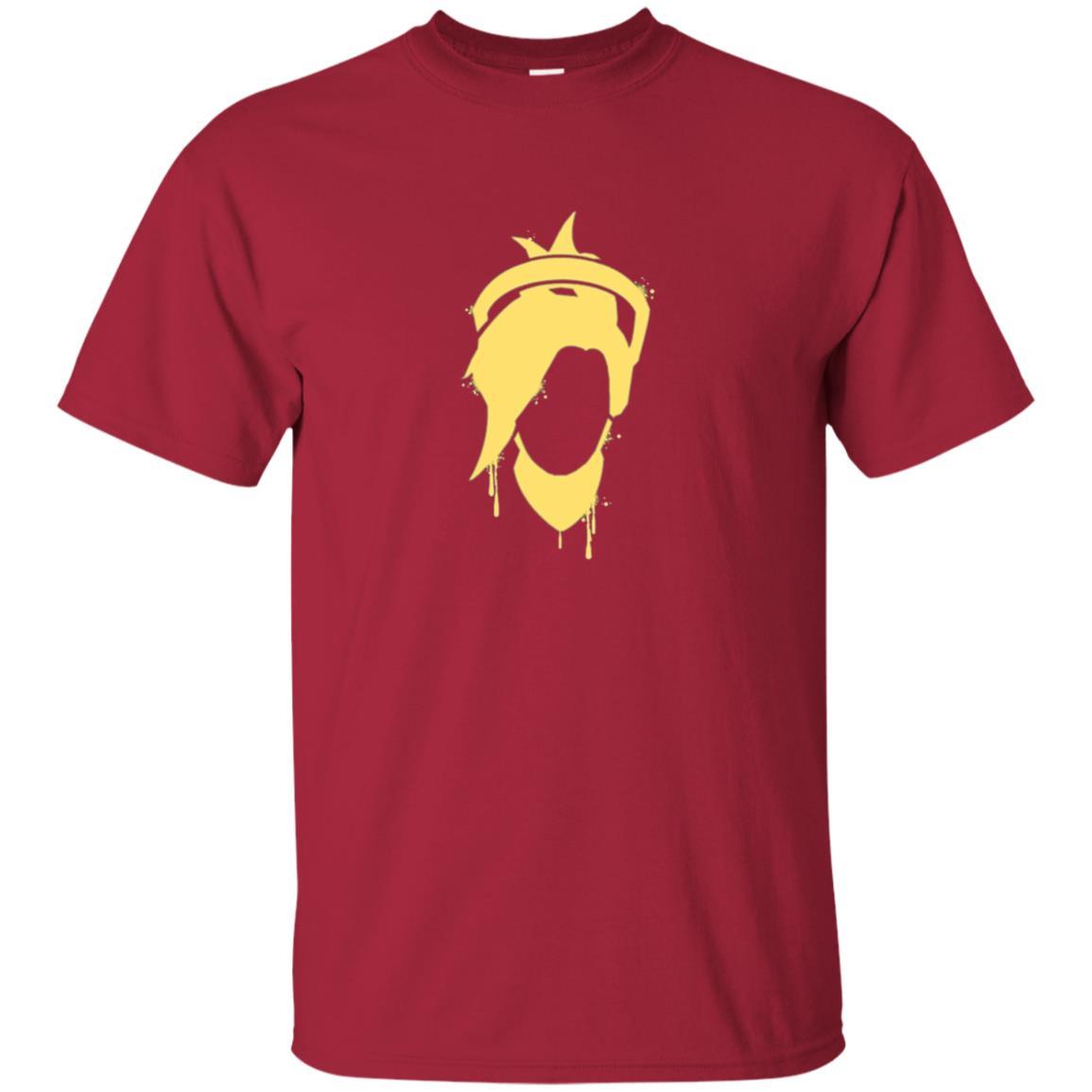 Overwatch Mercy Icon Spray T-Shirt Cardinal