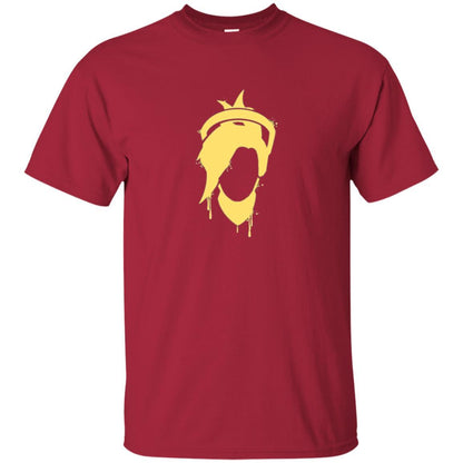 Overwatch Mercy Icon Spray T-Shirt Cardinal