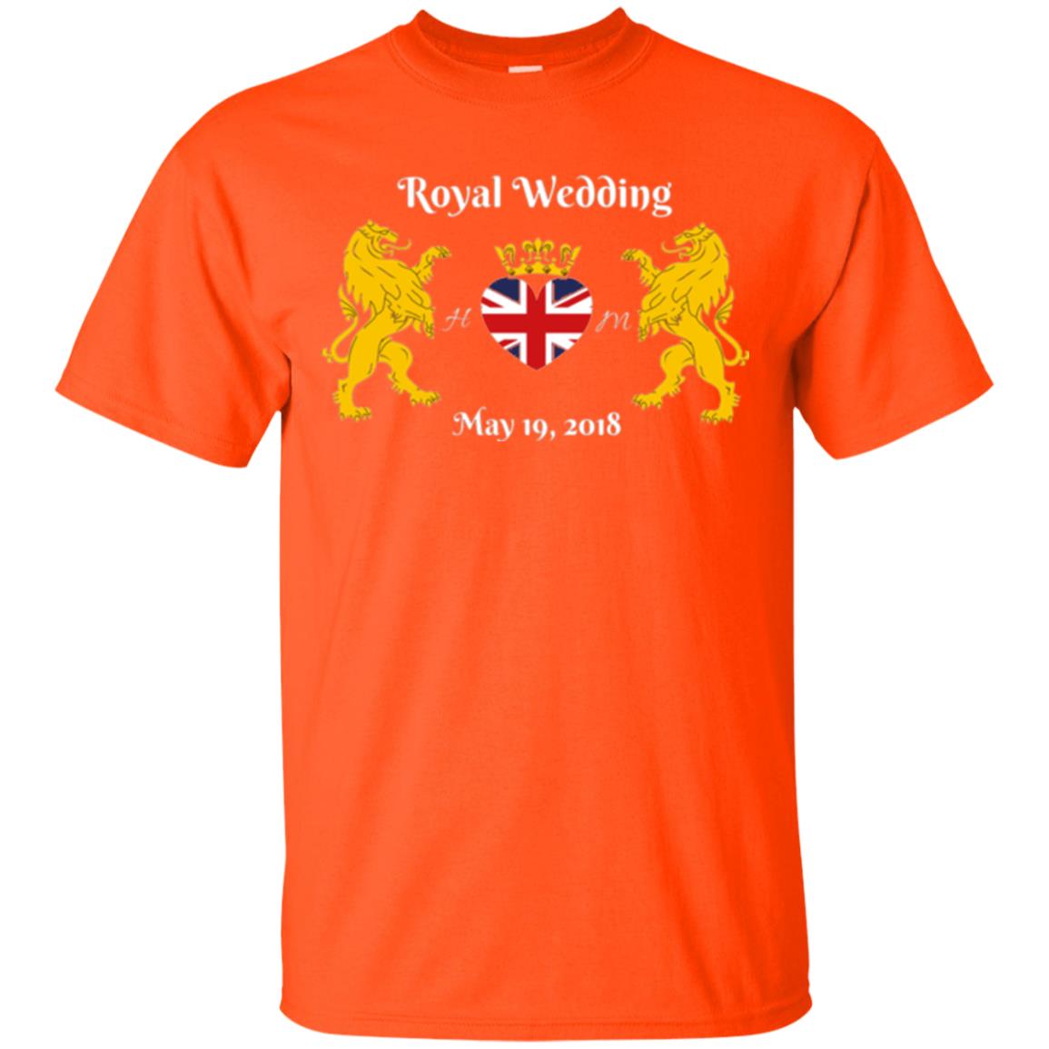 Ornate Royal Wedding May 19 2018 T-shirt Orange