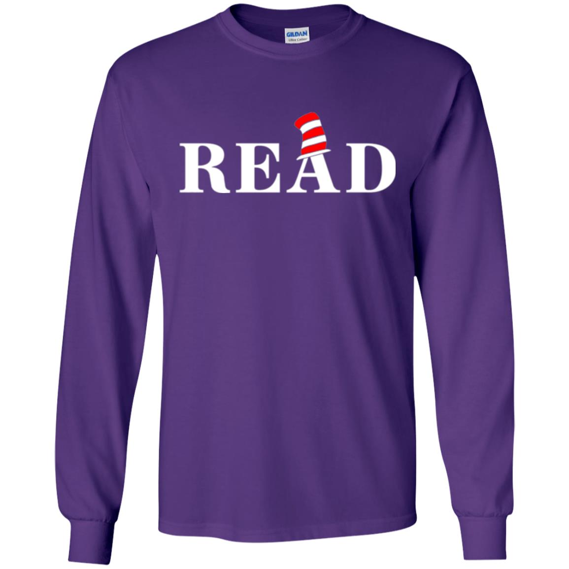 Read Book Lover National Wear Red Day T-shirt Purple