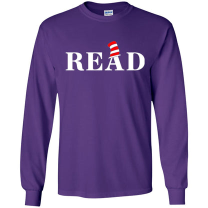 Read Book Lover National Wear Red Day T-shirt Purple