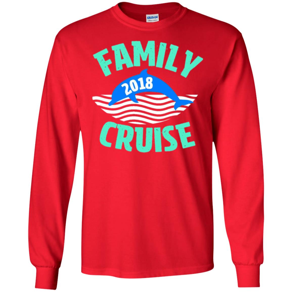 Family T-shirt Cruise Vacation 2018 Red