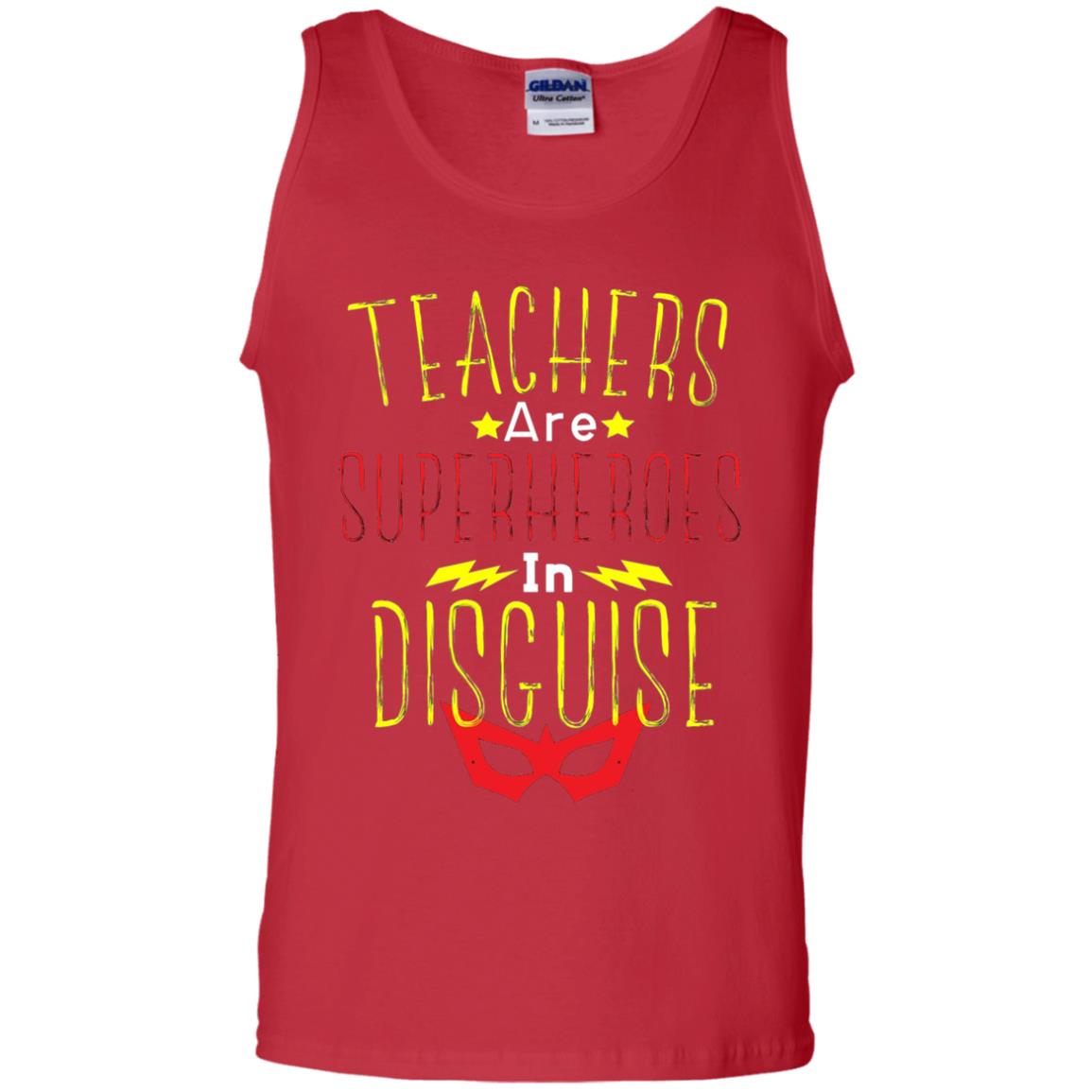 Teacher Super Hero In Disguise T-shirt Teacher Red