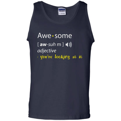 Awesome You_re Looking At It Cool Shirt For Boys Or Girls Navy