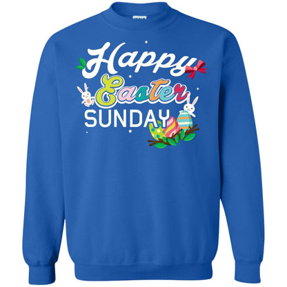 Christian T-shirt Happy Easter Sunday Royal