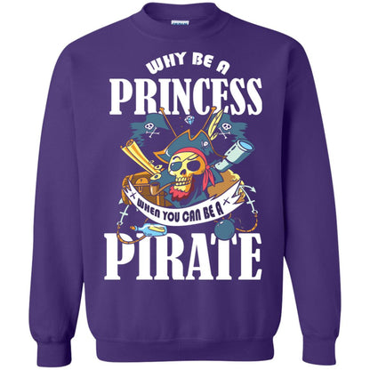 You Can Be A Pirate Cool Pirate Gift Shirt For Girls Purple