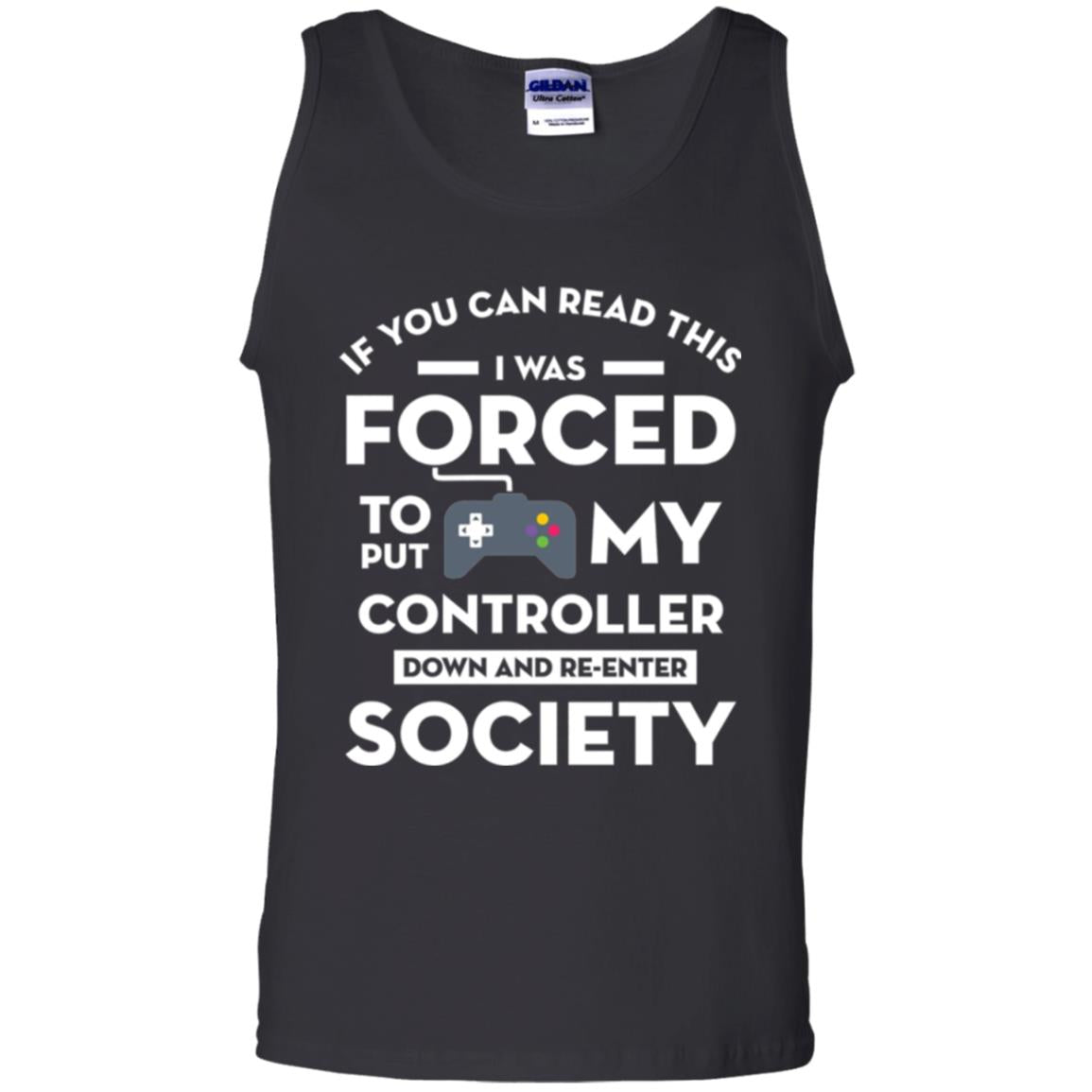 Gamer T-shirt If You Can Read This Black