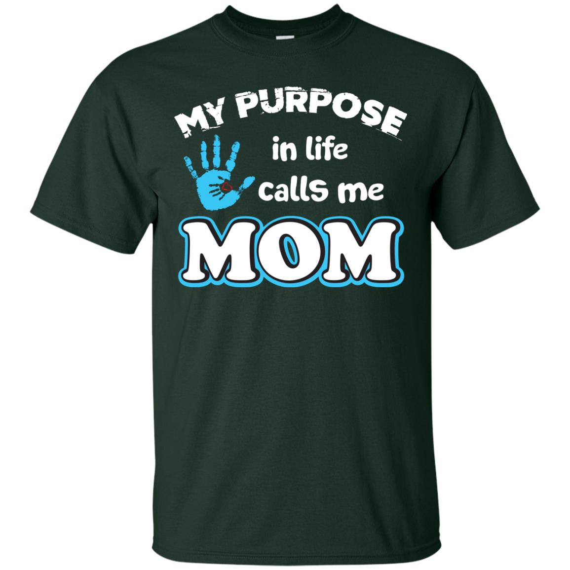 My Purpose In Life Calls Me Mom Pregnancy T-shirt For Mom Forest