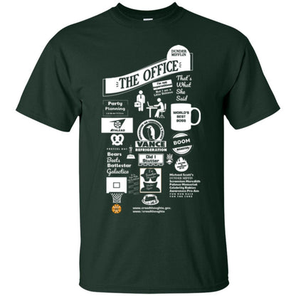The Mashup Ofice T-shirt Forest Green