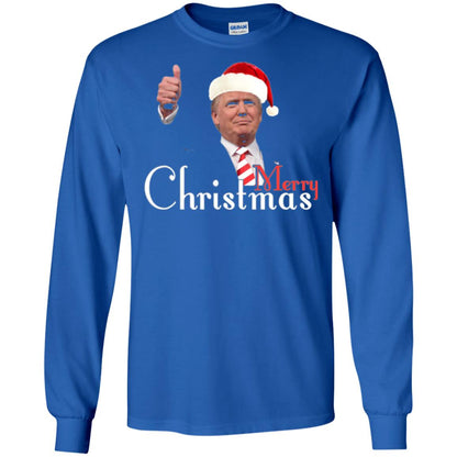 Trump Merry Christmas T-shirt Royal