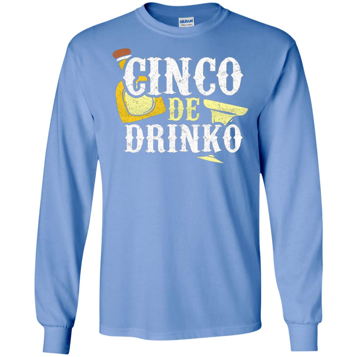 Cinco De Mayo Drinko Celebration T-shirt Carolina Blue