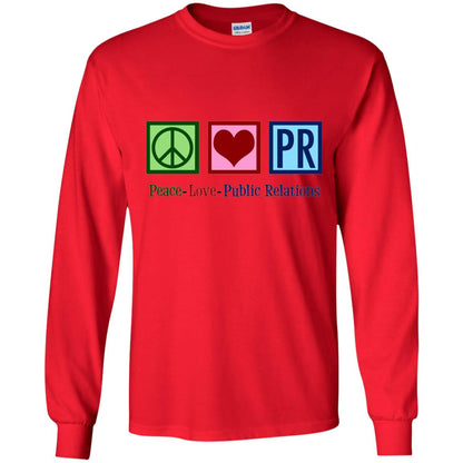 Cool Pr Public Relations T-shirt Red