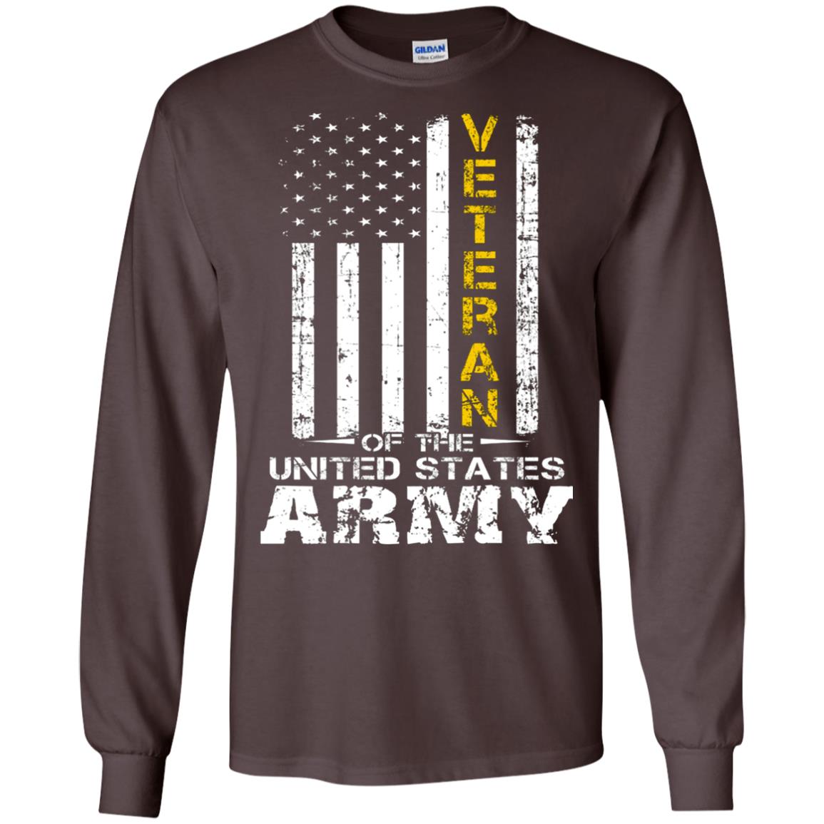Veteran Of United States Us Army Premium Shirt Dark Chocolate