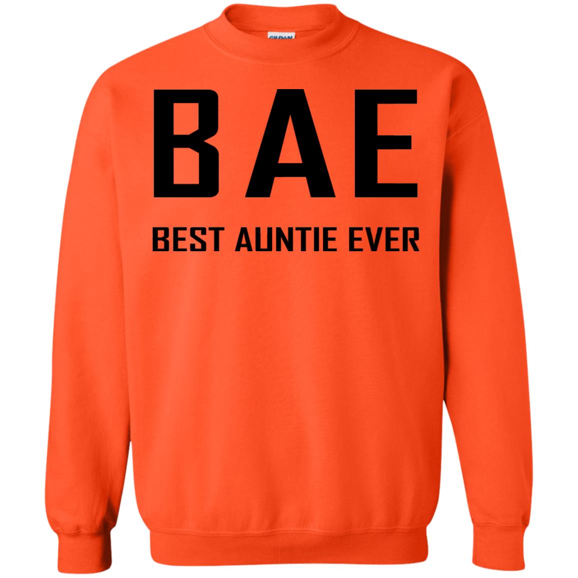 Best Aunt Ever Family Shirt Orange