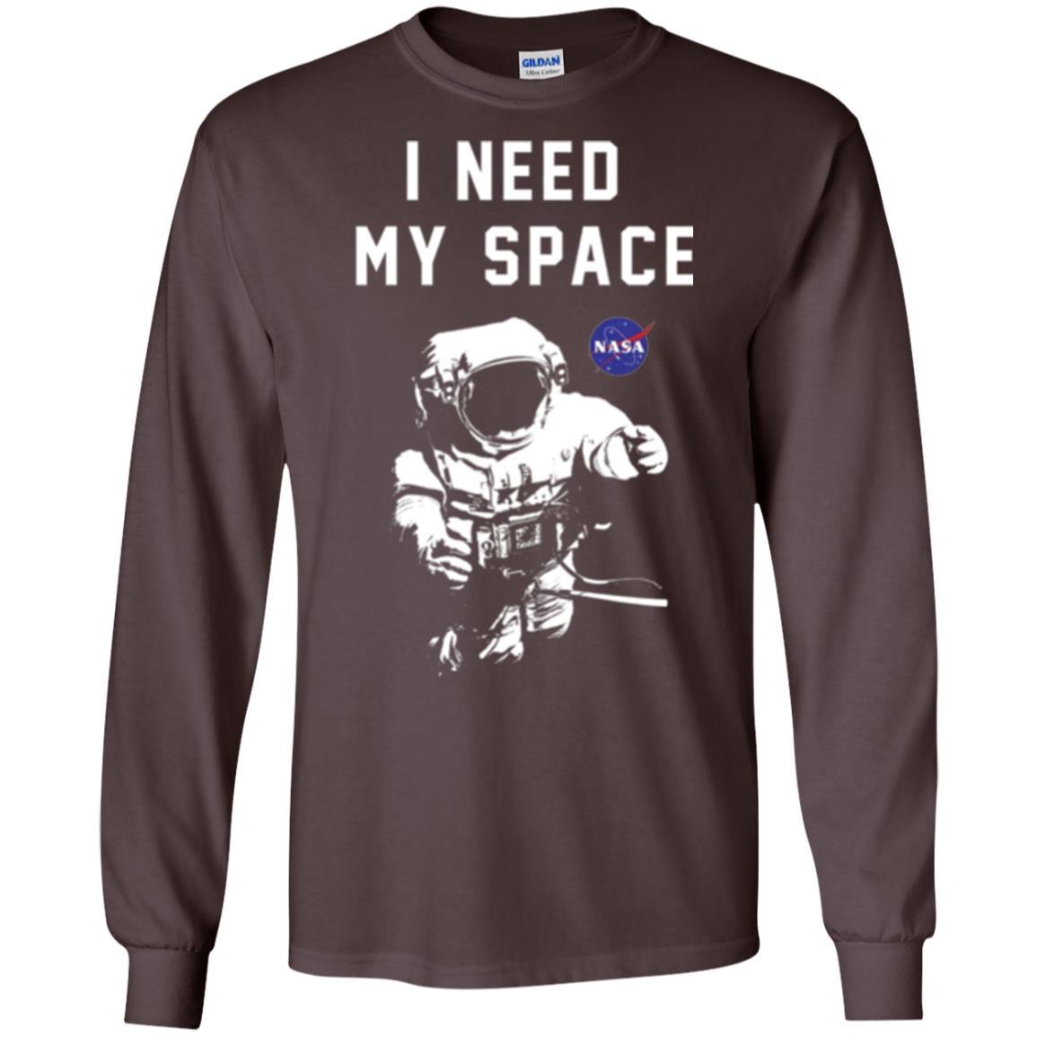 Astronaut T-shirt I Need My Space T-shirt Dark Chocolate