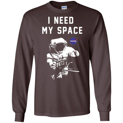 Astronaut T-shirt I Need My Space T-shirt Dark Chocolate