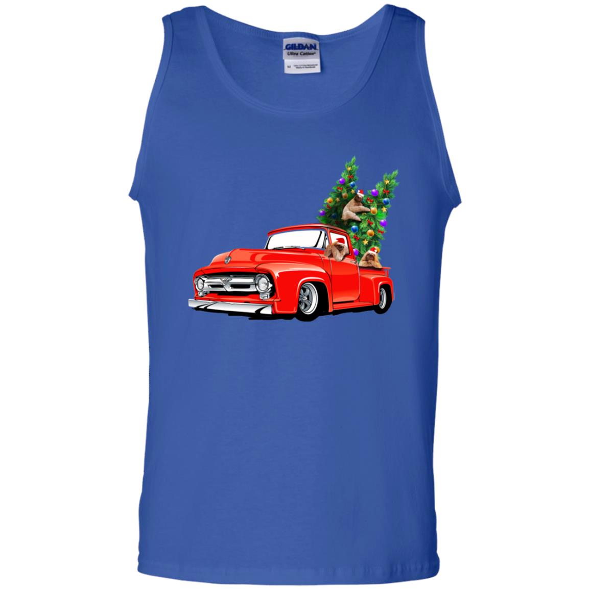 Christmas Tree And Sloths On Car X-mas Gift Shirt Royal