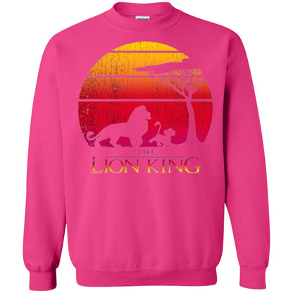 Cartoon T-shirt Lion King Vintage Sunset Heliconia