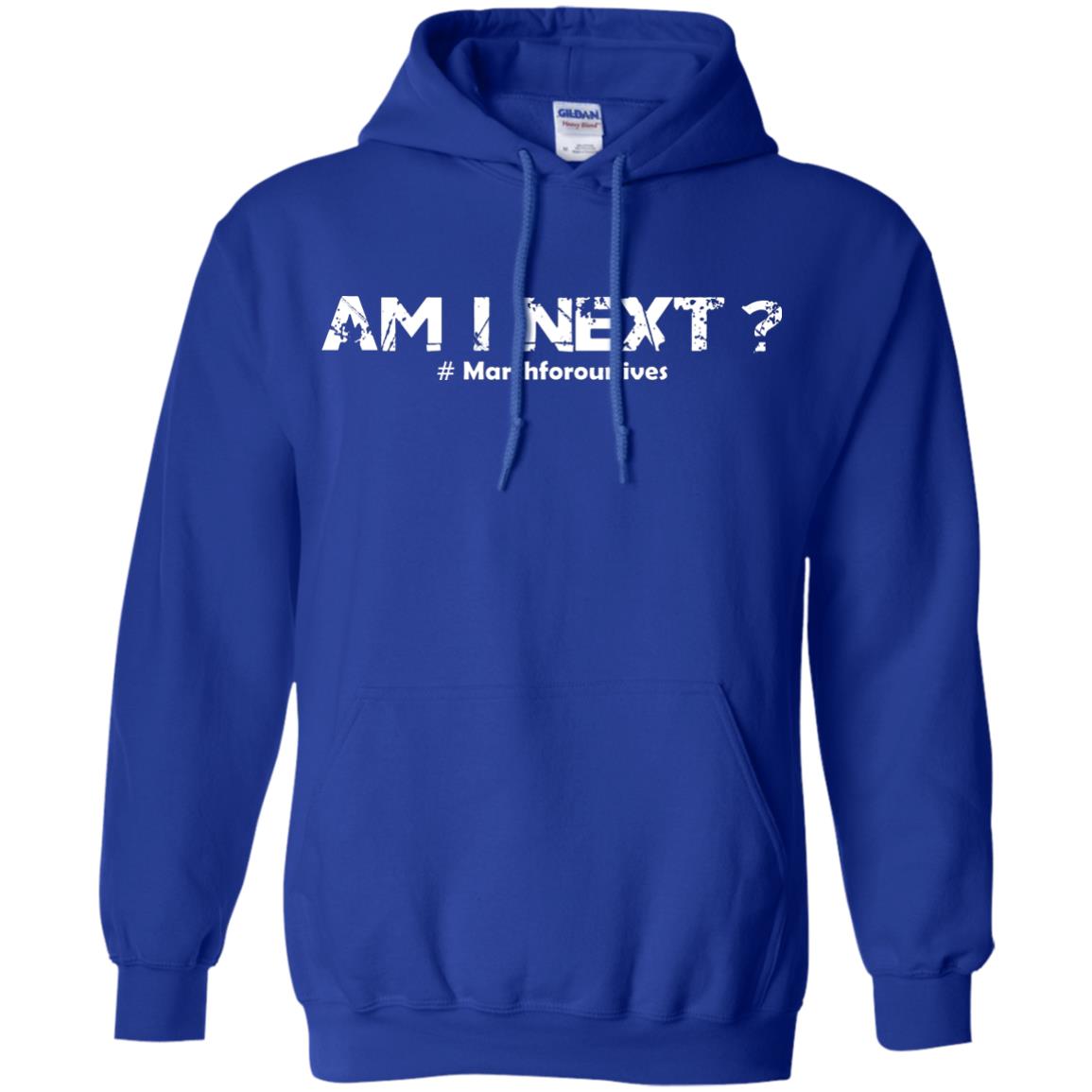 Am I Next Gun Control T-shirt Royal