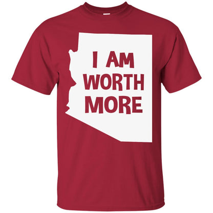 Arizona Teacher Shirt I Am Worth More Cardinal