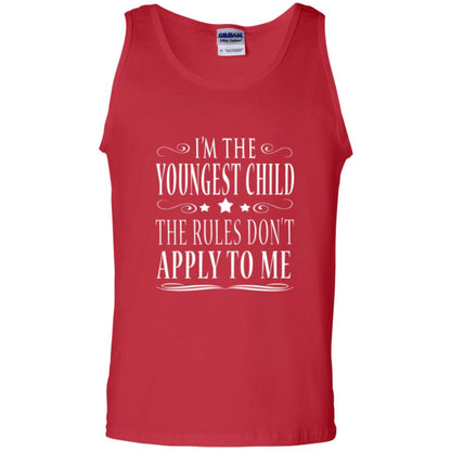 The Youngest Child T-shirt I_m The Youngest Child The Rules Don_t Apply To Me Red