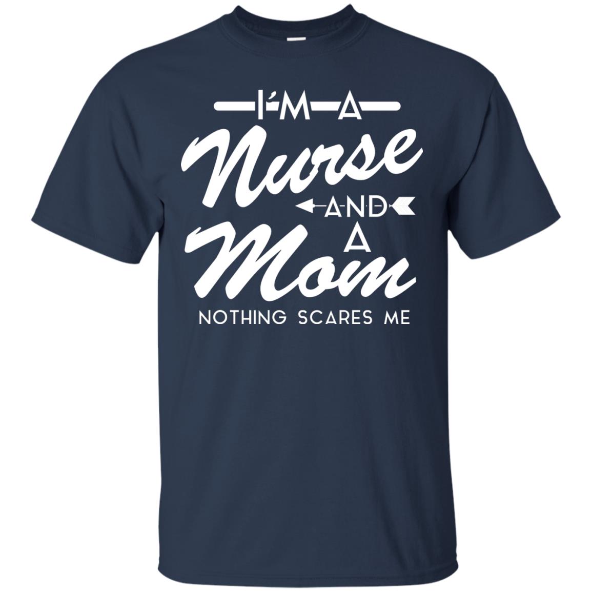Im A Nurse And A Mom Nurse Mommy Shirt Navy