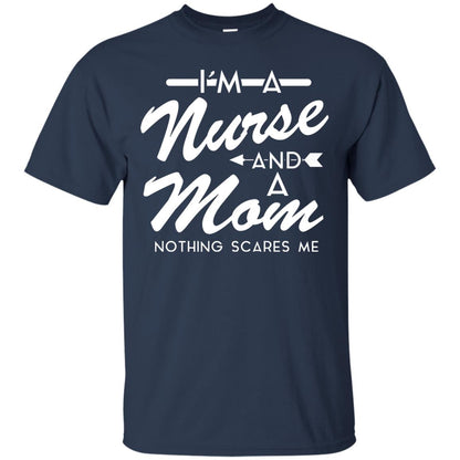 Im A Nurse And A Mom Nurse Mommy Shirt Navy