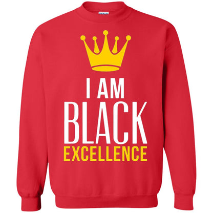 Black Excellence T-shirt Melanin Poppin_ Queen King Red