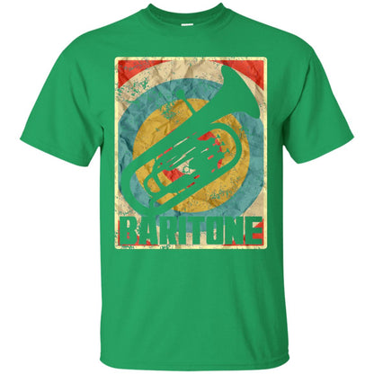 Vintage Baritone Horn T-shirt Irish Green