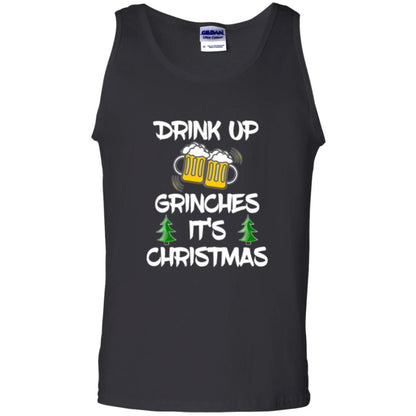Beer Lover T-shirt Drink Up Beer Grinches It's Christmas Black