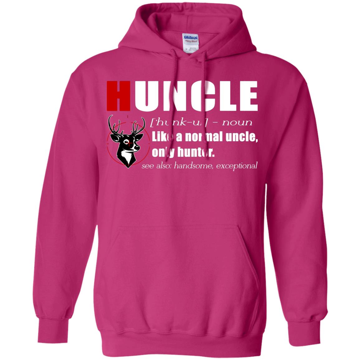 Huncle Definition Like A Normal Uncle Only Hunter Hunting Uncle Gift Shirt For Mens Heliconia