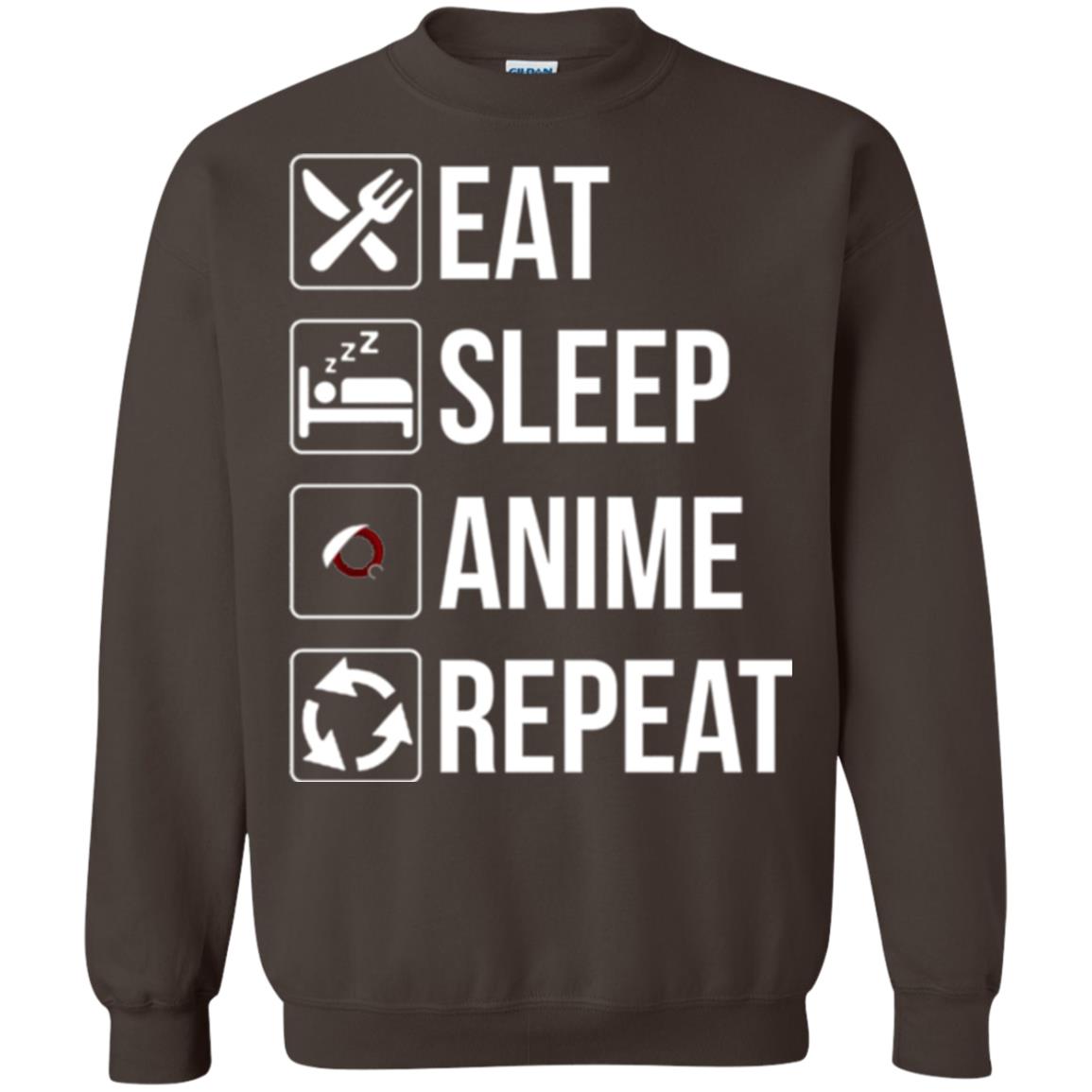 Anime Lovers T-shirt Eat Sleep Anime Repeat