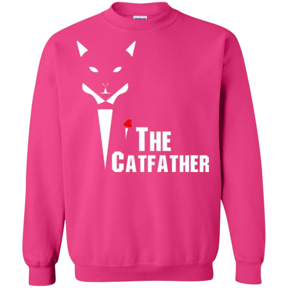 Cat Dad Lover T-shirt The Catfather T-shirt Heliconia